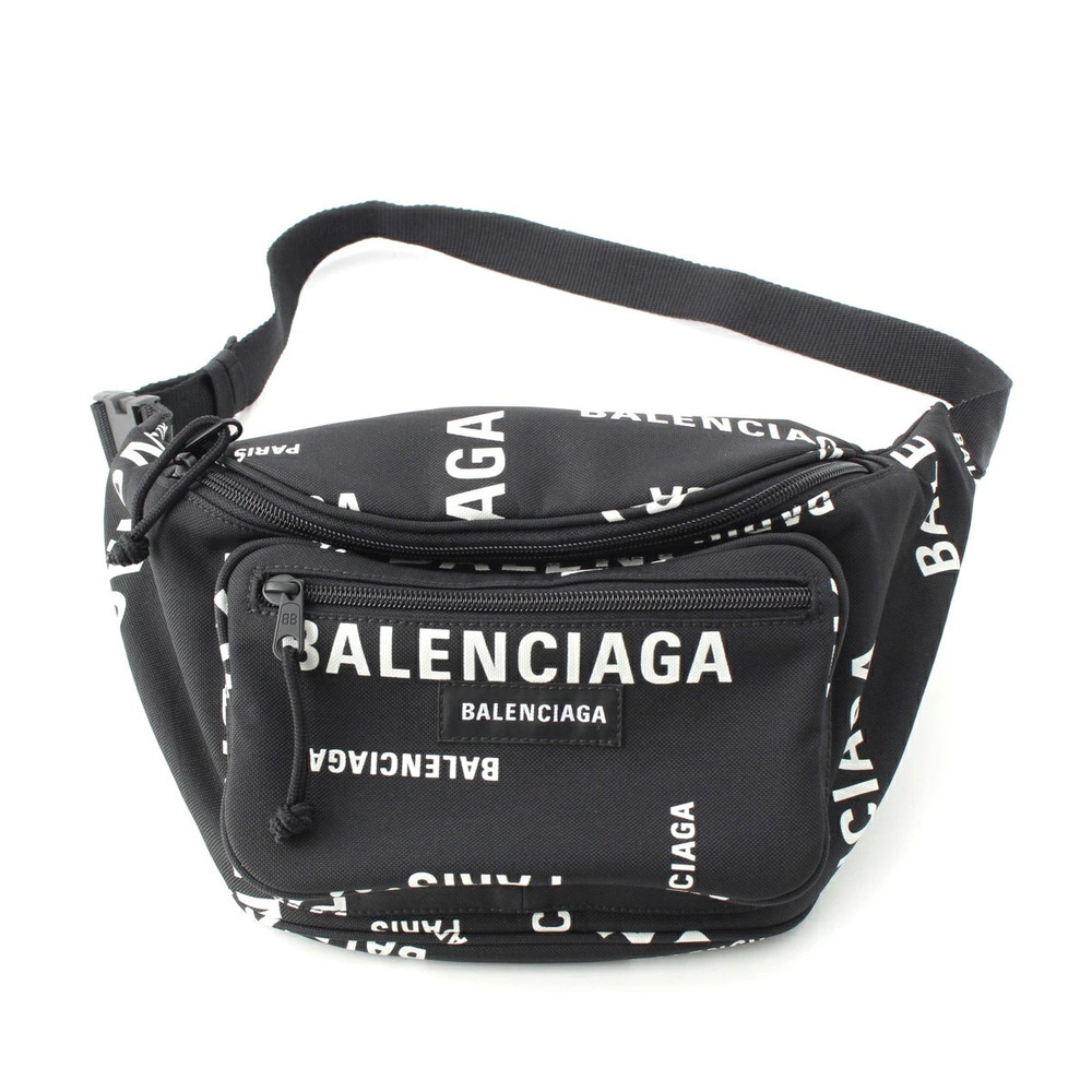 Balenciaga Explorer Body Bag Black White